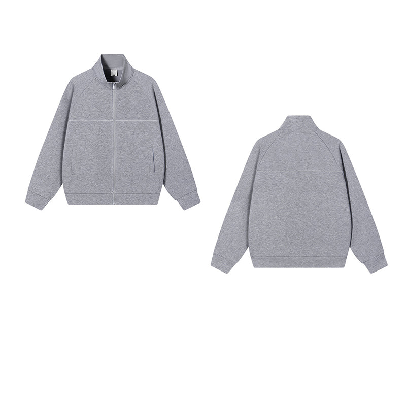 Stand up collar zipper jacket for men