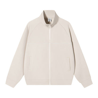 Stand up collar zipper jacket for men