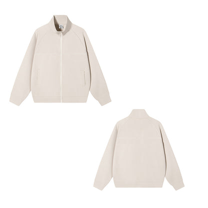 Stand up collar zipper jacket for men