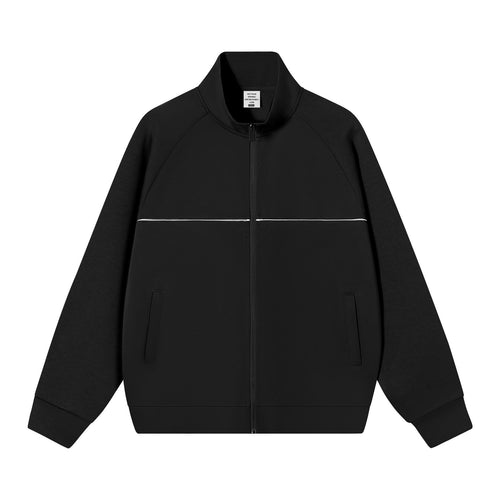 Stand up collar zipper jacket for men