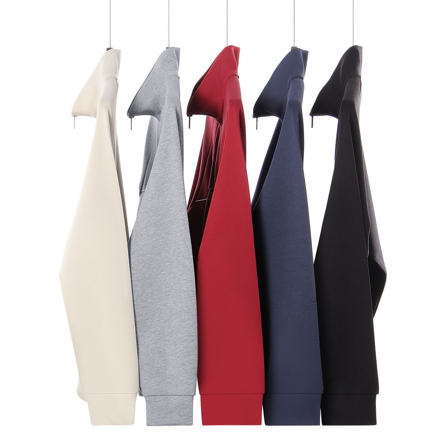 Stand up collar zipper jacket for men